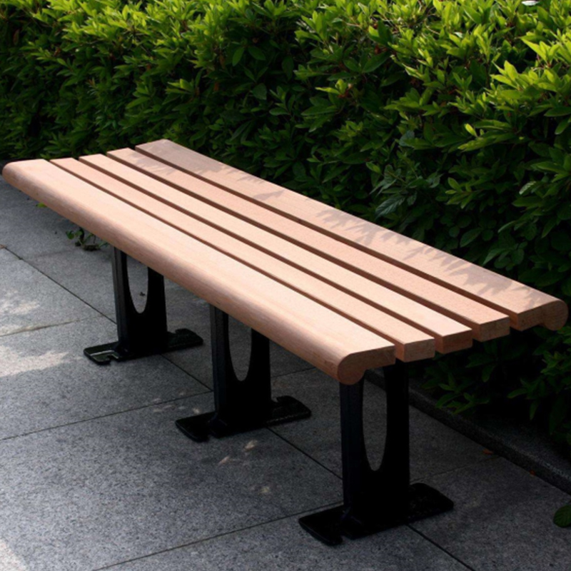 WPC Garden Bench เป็นมิตรกับสิ่งแวดล้อมพร้อมช่องเก็บของ